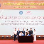 Vietnamobile và Đại học Thương mại (TMU) ký kết hợp tác chiến lược kiến tạo tương lai số
