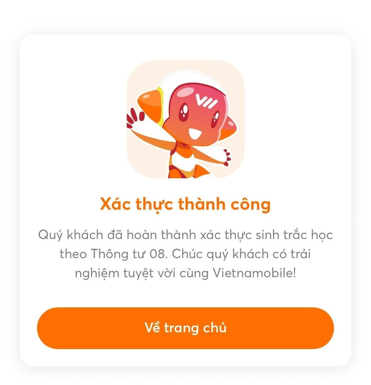xac thuc thanh cong