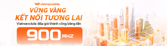VIETNAMOBILE ĐẤU GIÁ THÀNH CÔNG BĂNG TẦN 900MHz – VỮNG VÀNG KẾT NỐI TƯƠNG LAI