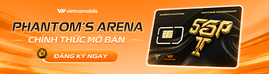 VIETNAMOBILE CHÍNH THỨC MỞ BÁN PHANTOM SIM - HỢP TÁC CÙNG SAIGON PHANTOM